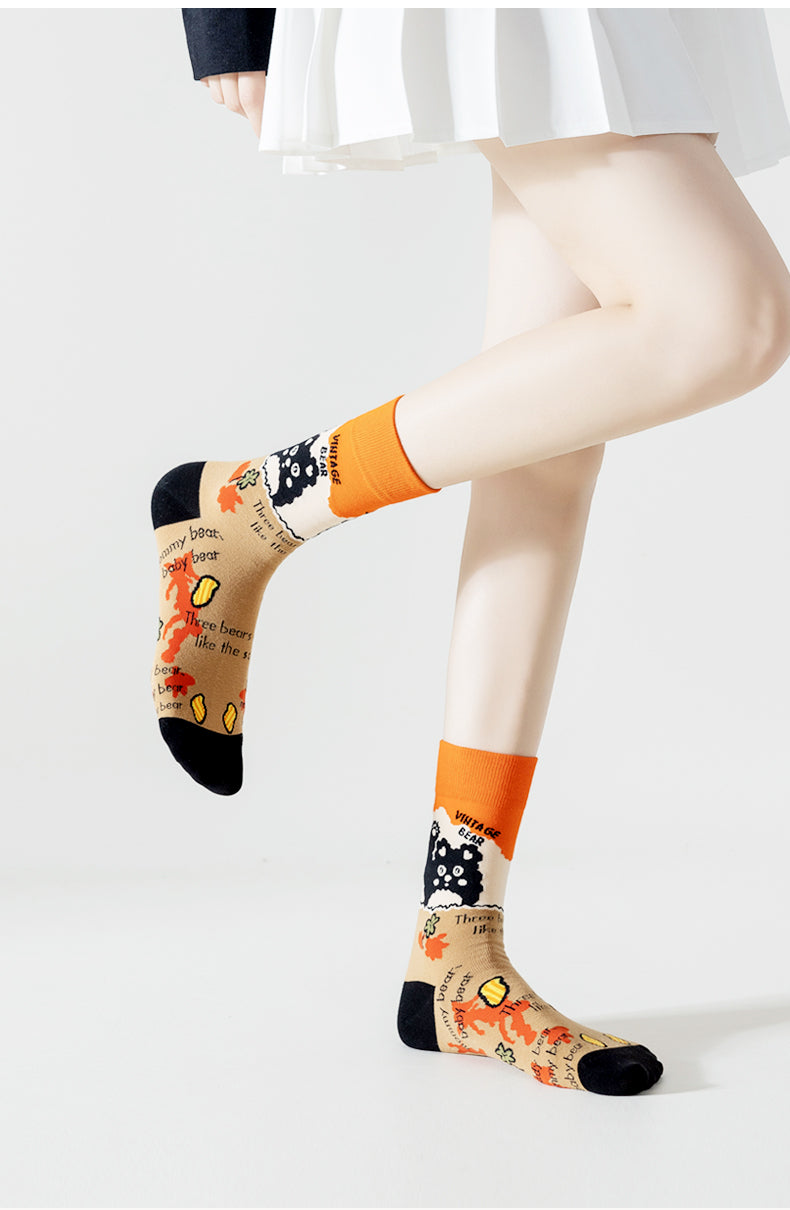 Naughty Cat Socks Pack 5 Pairs