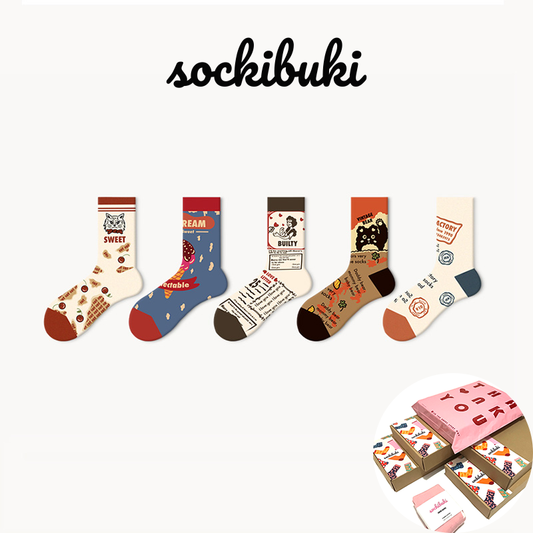 Naughty Cat Socks Pack 5 Pairs