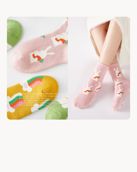 Rainbow Cloud Thick Scoks 4 Pairs Box