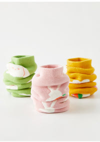 Rainbow Cloud Thick Scoks 4 Pairs Box