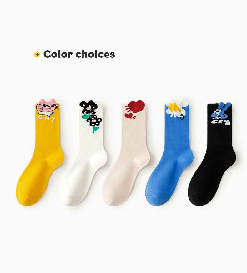 Agent Cat Socks Pack 5 Pairs