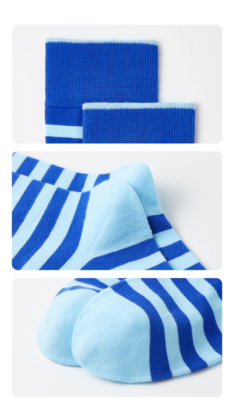 Wonder Stripe Socks 5 Pairs Box