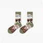 Mystery Painting Art Socks 5 Pairs Box