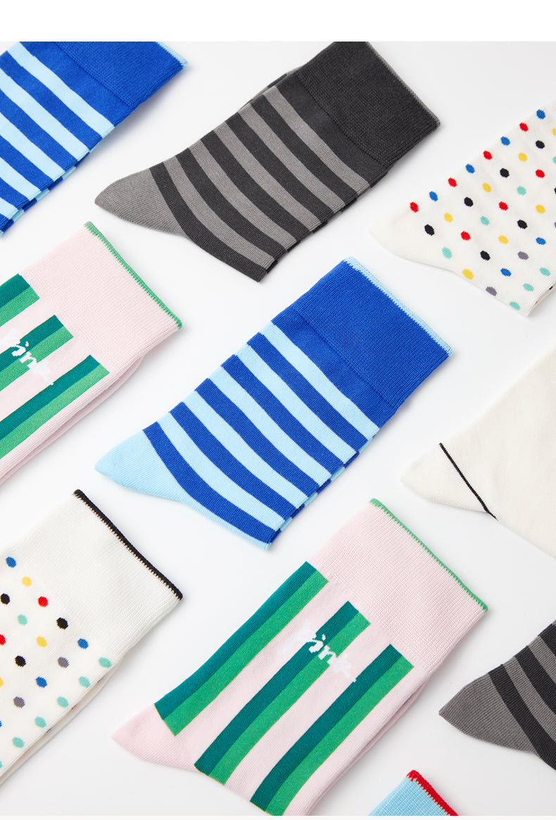 Wonder Stripe Socks 5 Pairs Box