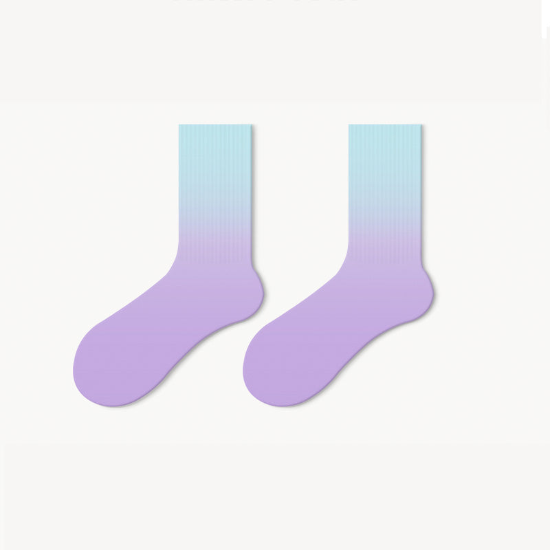 Gradient Candy Socks 7 Pairs Box