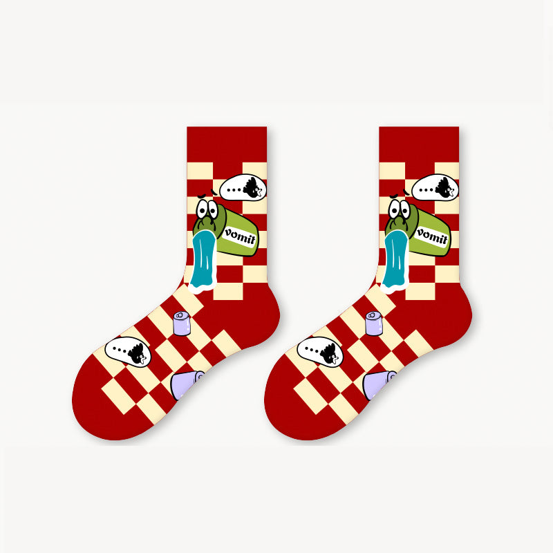 Cartoon Life Socks 5 Pairs Box