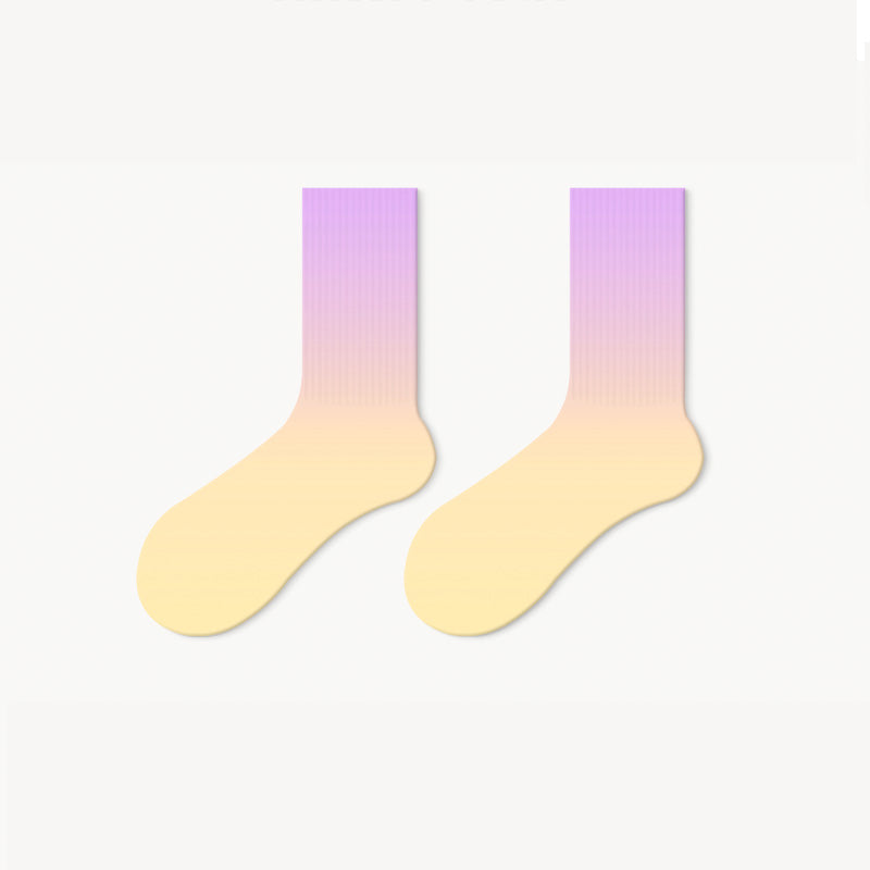 Gradient Candy Socks 7 Pairs Box